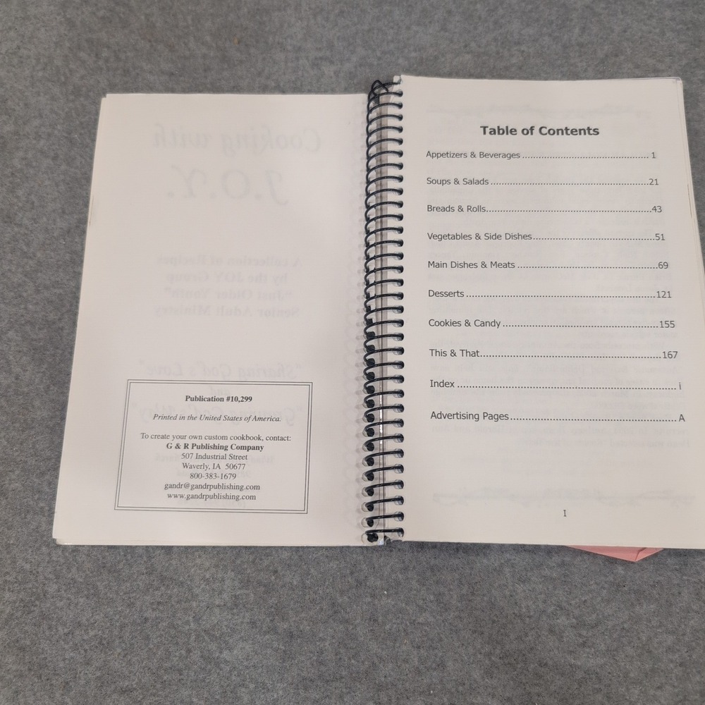 Cooking with J.O.Y. Windy Hill Baptist Church Pensacola FL Spiral Cookbook VG - Picture 3 of 3